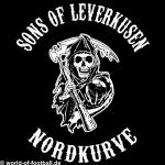 T-Shirt Sons of Leverkusen Nordkurve schwarz 